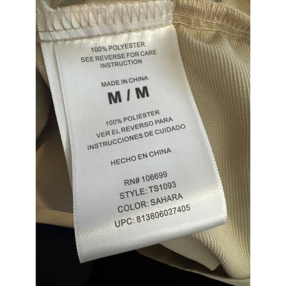 Habit Fishing Shirt Mens M Beige Pockets Caped 40+ Solar-Factor Short Sleeve - Picture 5 of 6